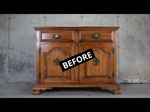 How to Paint Furniture ~ Dry Brush and Paint Wash