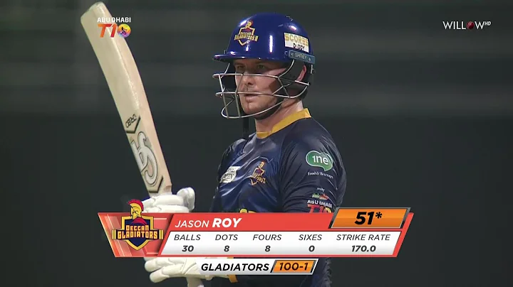 Jason Roy 57 runs vs The Chennai Braves| 18th Matc...