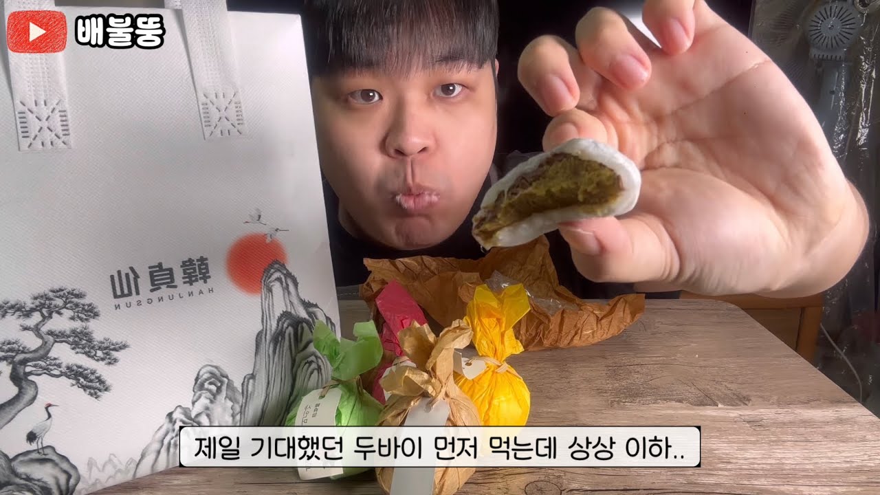 한정선 과일찹쌀떡 먹방 [FRUIT MOCHI DESSERT MUKBANG ASMR]