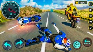 Asphalt rider moto attack game | moto bike race attack game 😱 | moto bike attack android game | screenshot 1