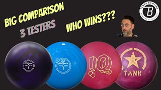 BEST URETHANE? Motiv Tank Rampage Pearl v Hammer NU v Purple Hammer v Storm IQ Tour 78U - 3 Testers