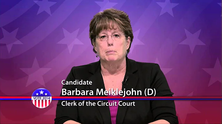 Barbara Meiklejohn (D), Clerk of the Circuit Court...