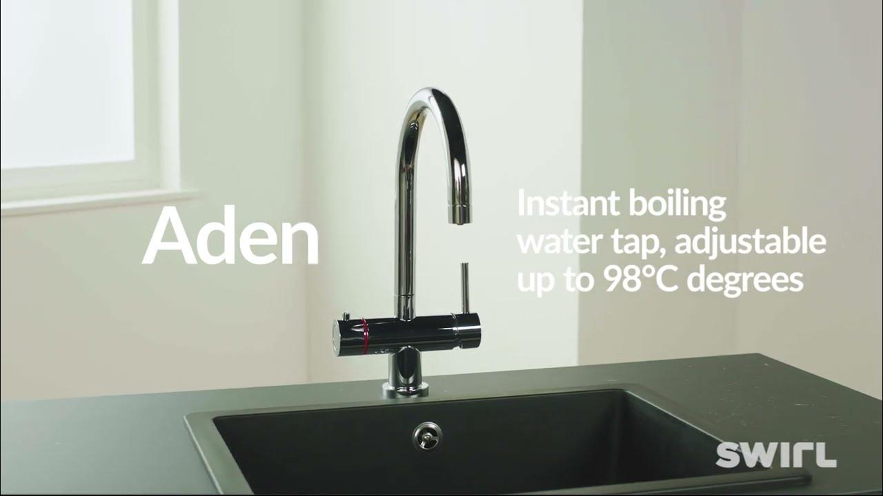 NEW Swirl Aden 3in1 Adjustable Boiling Hot Water Taps Screwfix