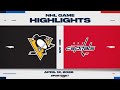 NHL Highlights | Penguins vs. Capitals - April 12, 2026