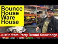 Bounce House Warehouse Tour - Justin With Party Rental Knowledge