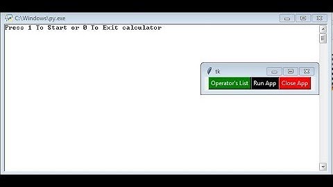 introduction to python tkinter