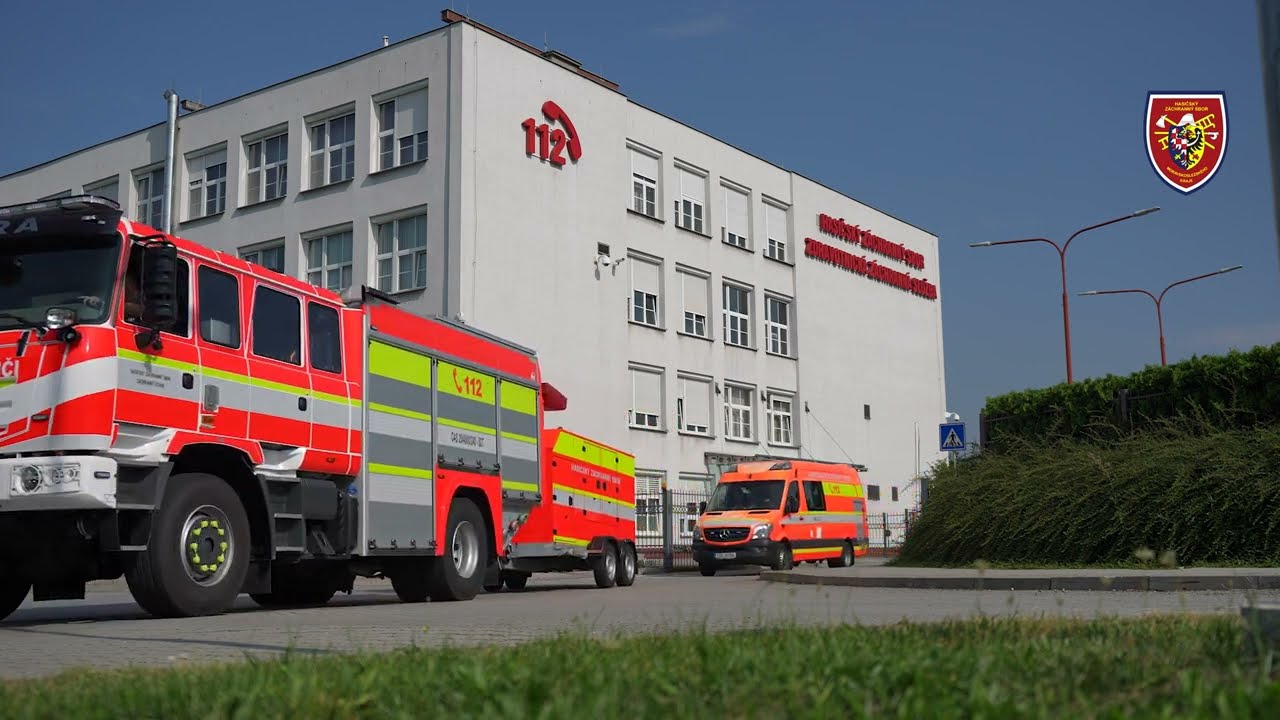 22.8.2023 Odjezd odřadu HZS Moravskoslezského kraje do Řecka | HZS MSK