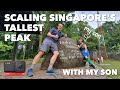 Hiking Bukit Timah w/ my son | An Insta 360 One R adventure + a surprising food choice! (跟兒子一起爬武吉知马)