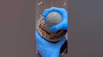 "Crushing Matchsticks into Paste and Igniting the Fire!🔥💧#MatchstickCrush #TikTokTrend #FireReaction