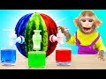 Smart Monkey KiKi and WATERMELON Life Hacks Challenge | KUDO ANIMAL