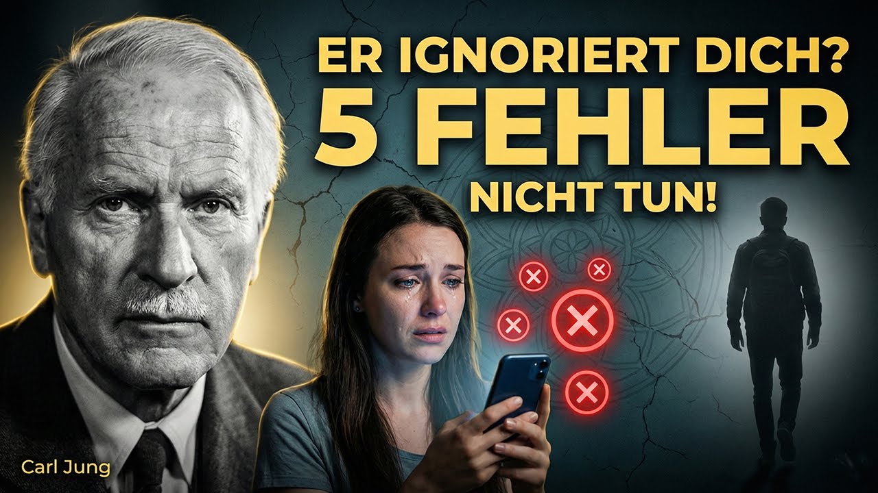 UNBEDINGT ANSEHEN! – Wenn er Sie ignoriert, machen Sie NICHT diese 5 Fehler | Carl Jung
