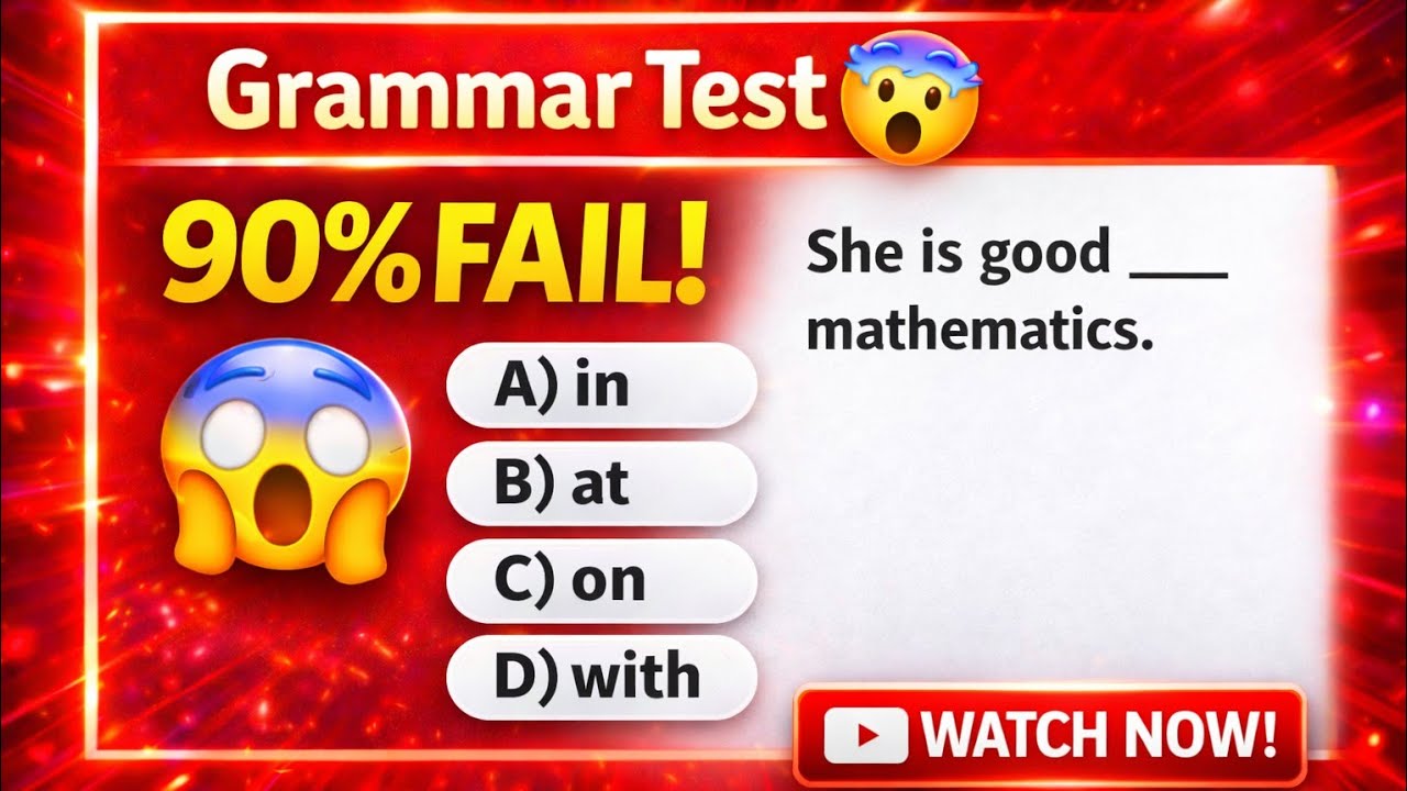 English Grammar Quiz | Test Your English Grammar Skills | Learn English ...