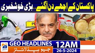 Geo Headlines At 12 Am | 26Th May 2024