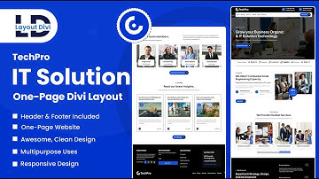How to Import IT Solution One-Page Divi Layout | Step-by-Step Guide