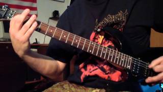 Immolation - Despondent  Souls (guitar cover)