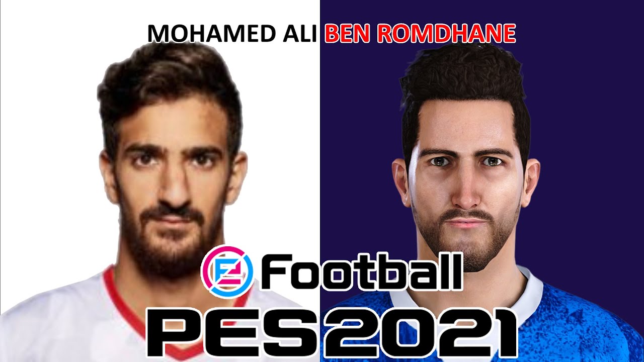 MOHAMED ALI BEN ROMDHANE | PES 2019/2020/2021 | FACE BUILD & STATS ...