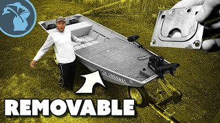 Jaw Dropping Jon Boat Discovery  Custom Casting Deck Build