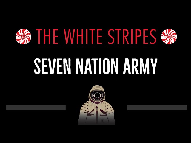 The White Stripes • Seven Nation Army (CC) 🎤 [Karaoke] [Instrumental Lyrics] class=