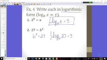 4.1/4.2 Exponential and Logarithmic equations
