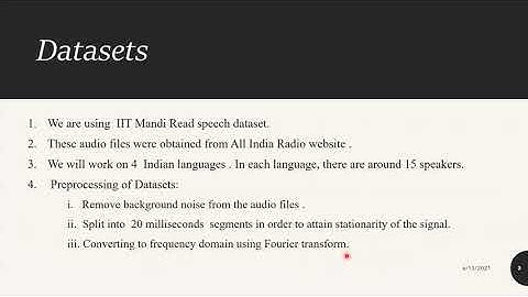 Spoken Language Identification using DNNs