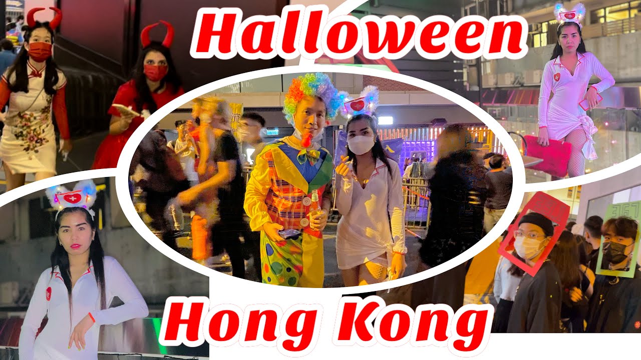 HALLOWEEN PARADE IN CENTRAL HONG KONG NURSE COSTUME YouTube