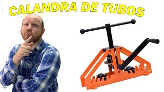 CALANDRA DE TUBOS - Não compre uma calandra antes de ver esse video.