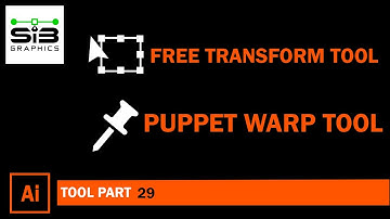 Puppet warp tool   Free transform tool in illustrator Bangla