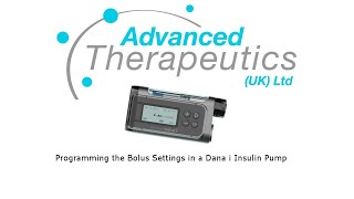 Programming the Bolus Settings in a Dana i Insulin Pump screenshot 4