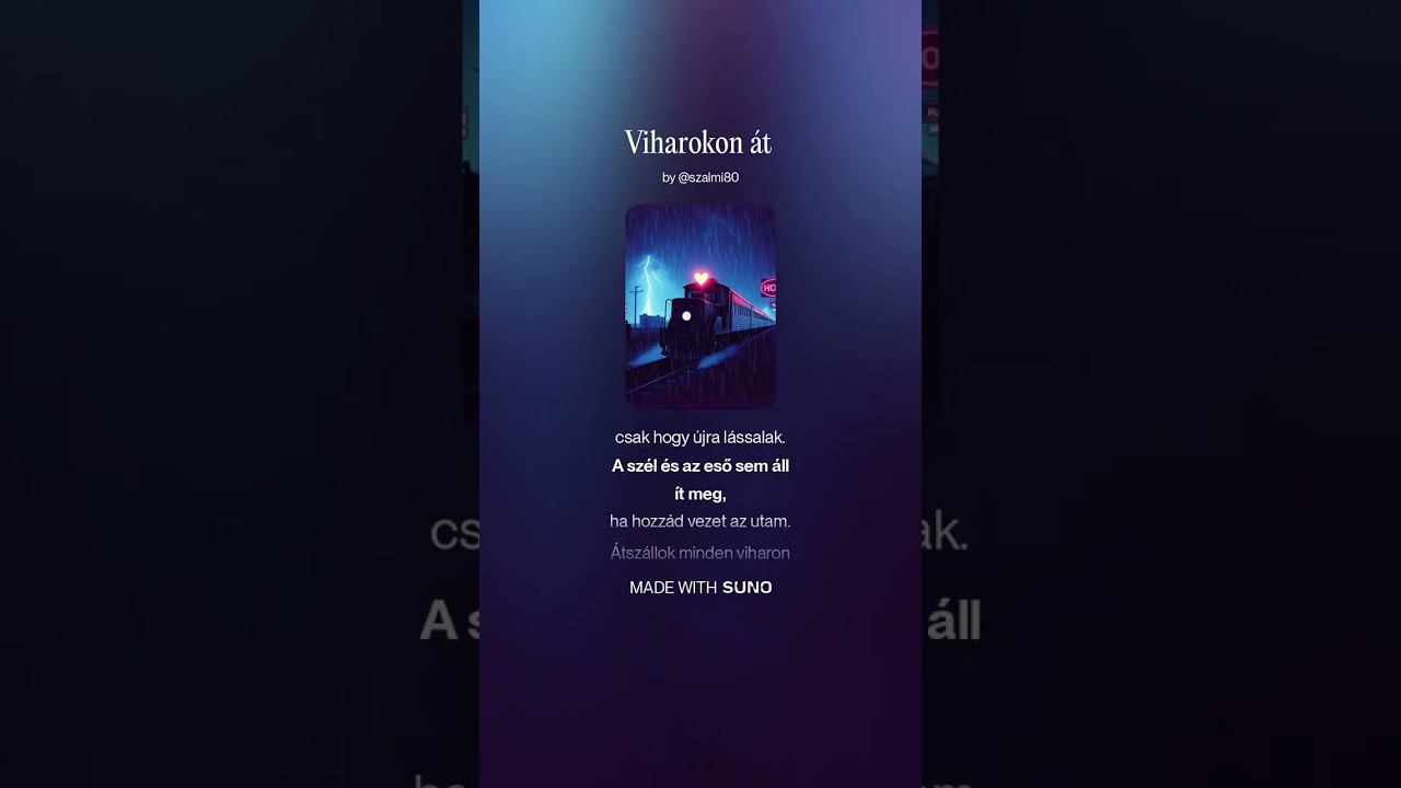 Viharokon át #suno #ai #1version #musicvideo 