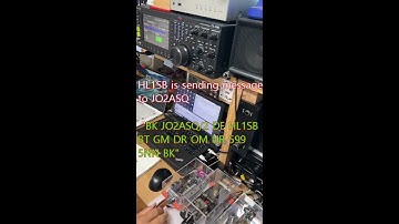 CW QSO in English Morse Codes/HL1SB & JO2ASQ
