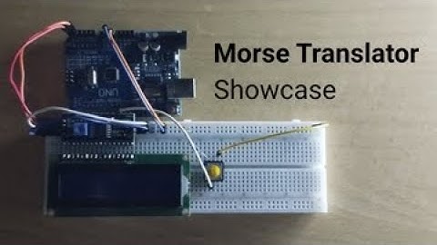 Morse Translator Showcase | Arduino Project