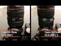 Canons 24-70 MKI and MKII f2.8 head to head comparison