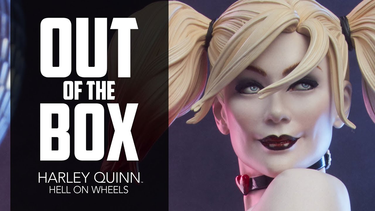 PRÉ VENDA: Estátua Arlequina (Harley Quinn: Hell on Wheels) DC