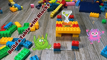 DIY Building Blocks Table | Simple & Satisfying Build #buildingblocks #asmr 