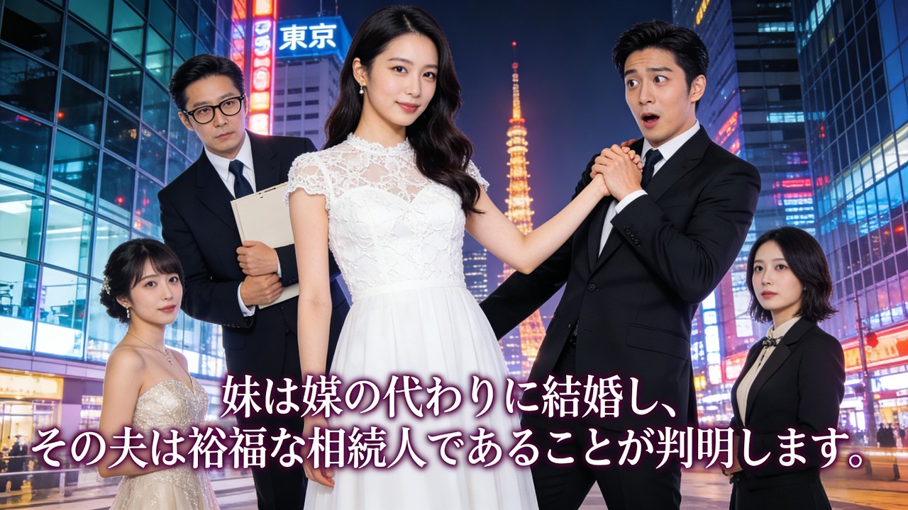 妹は姉の代わりに結婚し、その夫は裕福な相続人であることが判明します。