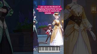 🎼 Mischief in Fontaine #genshinimpact #hutao #musician
