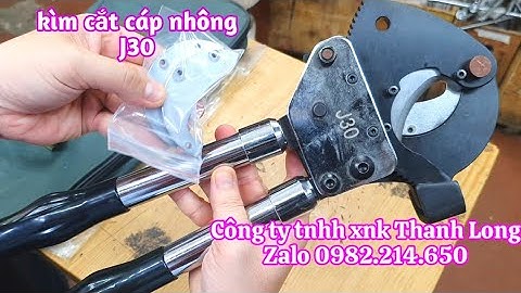 GỬI HÀNG KÌM CẮT CÁP NHÔNG J30 THÉP ĐÚC CÓ ĐẾ ĐỨNG 90 ĐỘ CHO ANH VINH