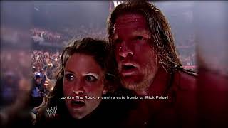 Wrestlemania 2000 The Rock vs Triple H vs Mick Foley vs The Big Show Promo