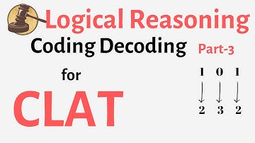 Coding decoding || part 3 || CLAT2020 || AILET2020 || Logical Reasoning