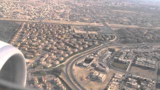 Landing at Dubai International Airport - 05-19-2013, B737-800