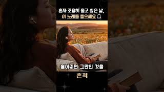 가끔은 혼자 조용히 울고 싶은 날, 이 노래를 들으세요 🎧🌿