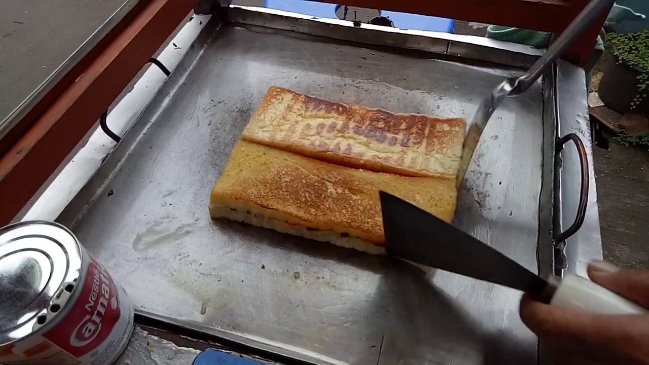 ROTI BAKAR BANDUNG - INDONESIAN TRADISIONAL FOOD DESSERT 