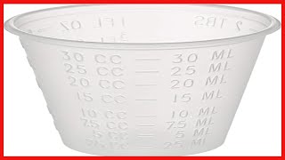 Dynarex 4252-1 Medicine Cup (Polyethylene) 100 Count, Clear