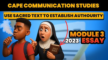 How to Write the 2023 CAPE Communication Studies Module 3 Essay || Free Notes and Sample Essay