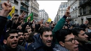 Paris'te 3 PKK'lı kadına suikast kınandı