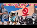 WINDOW SHOP WITH PEACH 🍑 AT TARGET 🎯 FOR MUST HAVE BABY 👶🏾ITEMS