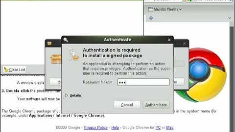 Install ChromeBrowser on Linux