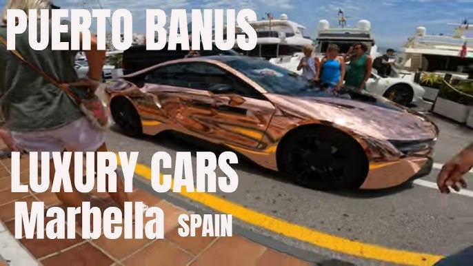 Puerto Banús has hosted a unique exhibition of supercars worth