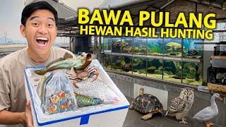 BAWA PULANG SEMUA HEWAN HASIL HUNTING DARI CILACAP! MOORAY EEL SAMPAI MANTIS SHRIMP!