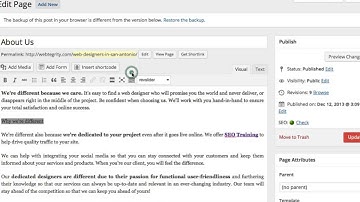 Changing Font Size & Color in WordPress